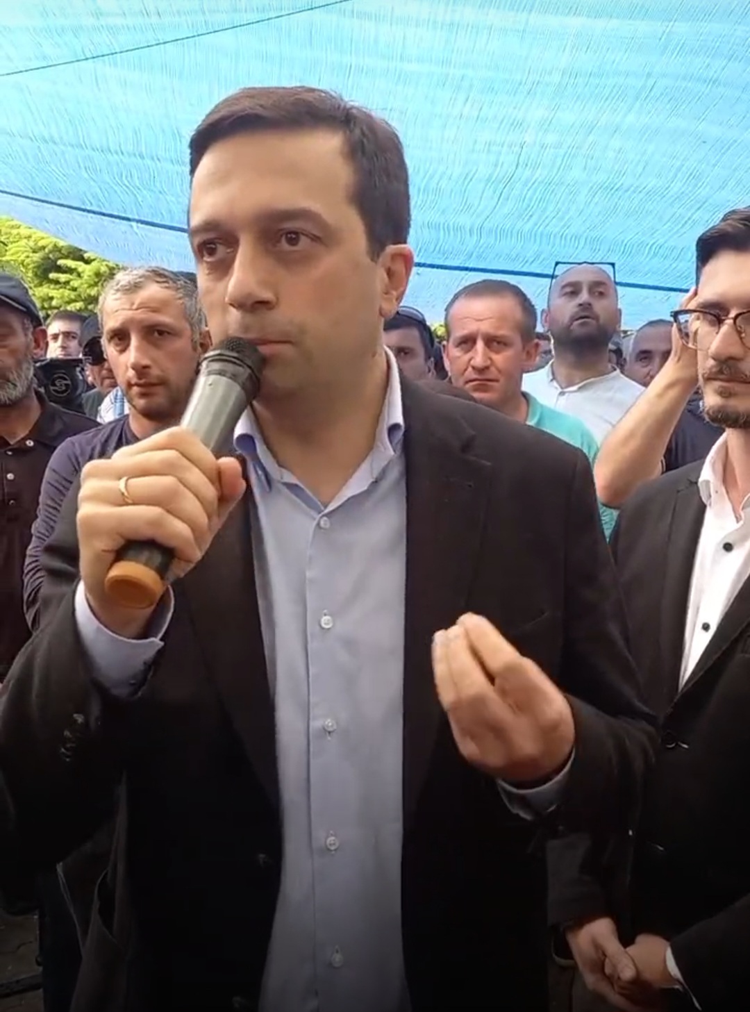 გაფიცულ მაღაროელებს საქართველოს სახალხო დამცველი შეხვდა
