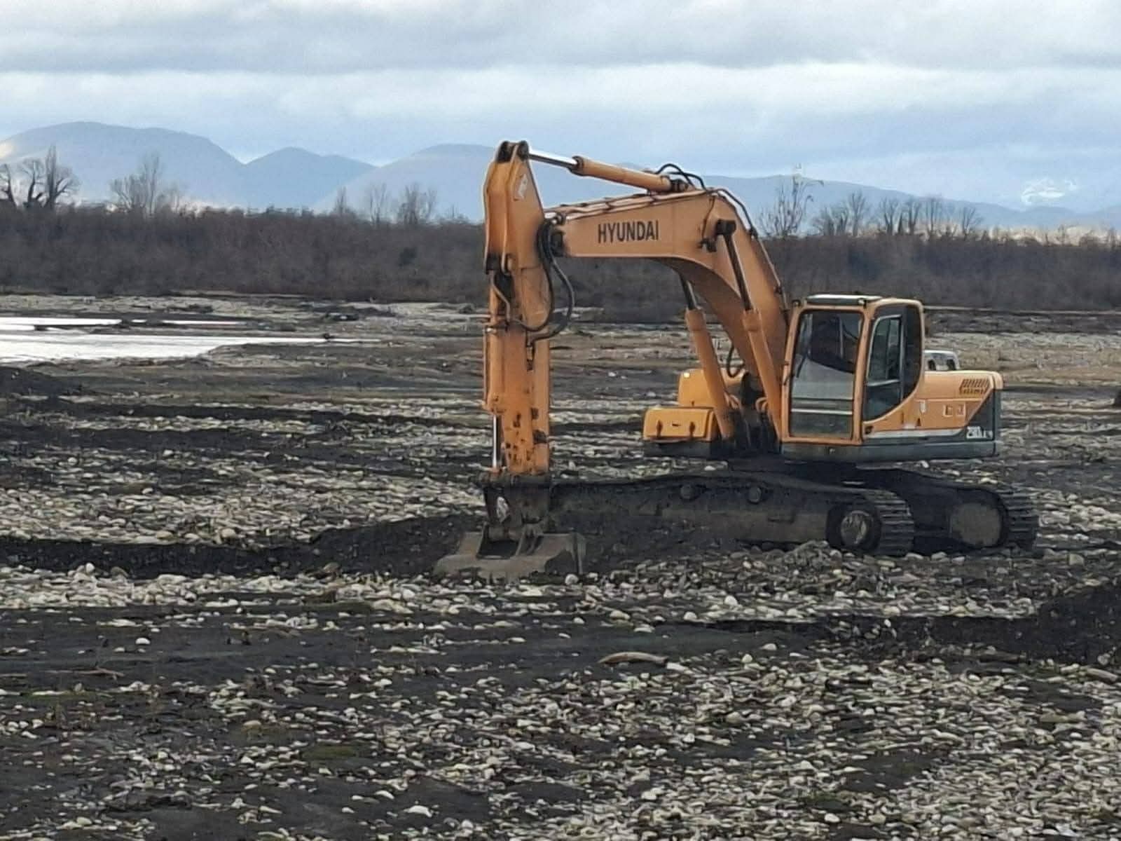 იმერეთში ქვიშა-ხრეშის უკანონო მოპოვების ფაქტი გამოვლინდა 