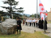 ბაღდათის მუნიციპალიტეტში რუსეთ-საქართველოს ომში დაღუპულ მებრძოლთა ხსოვნას პატივი მიაგეს 