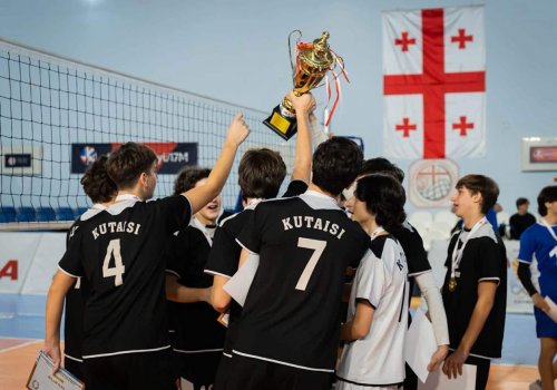 ქუთაისის ვაჟ ფრენბურთელთა გუნდი საქართველოს ჩემპიონია